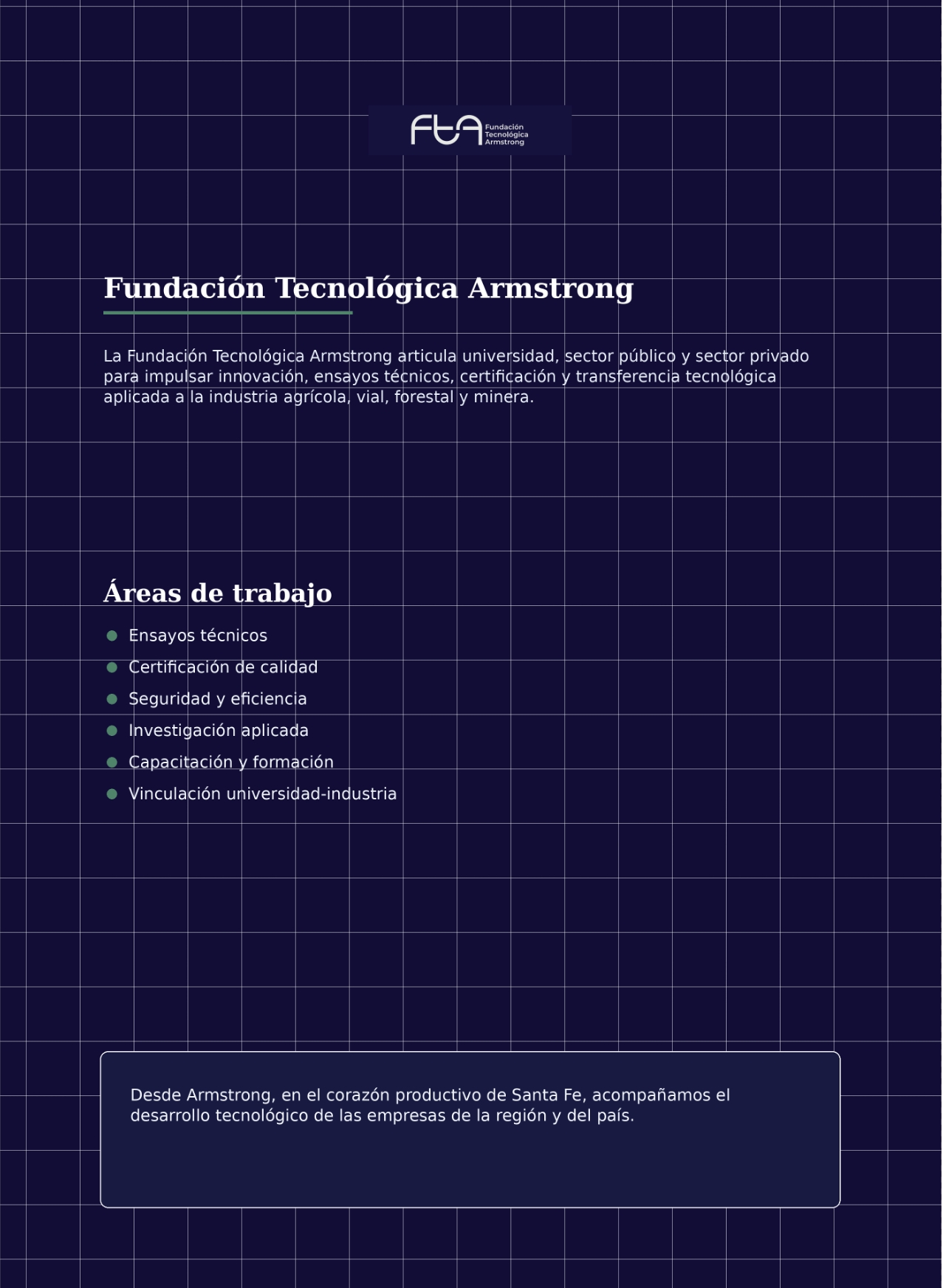 Áreas de trabajo